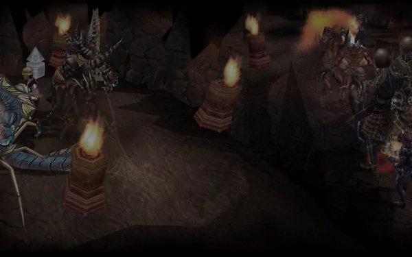 video game Din's Curse HD Desktop Wallpaper | Background Image