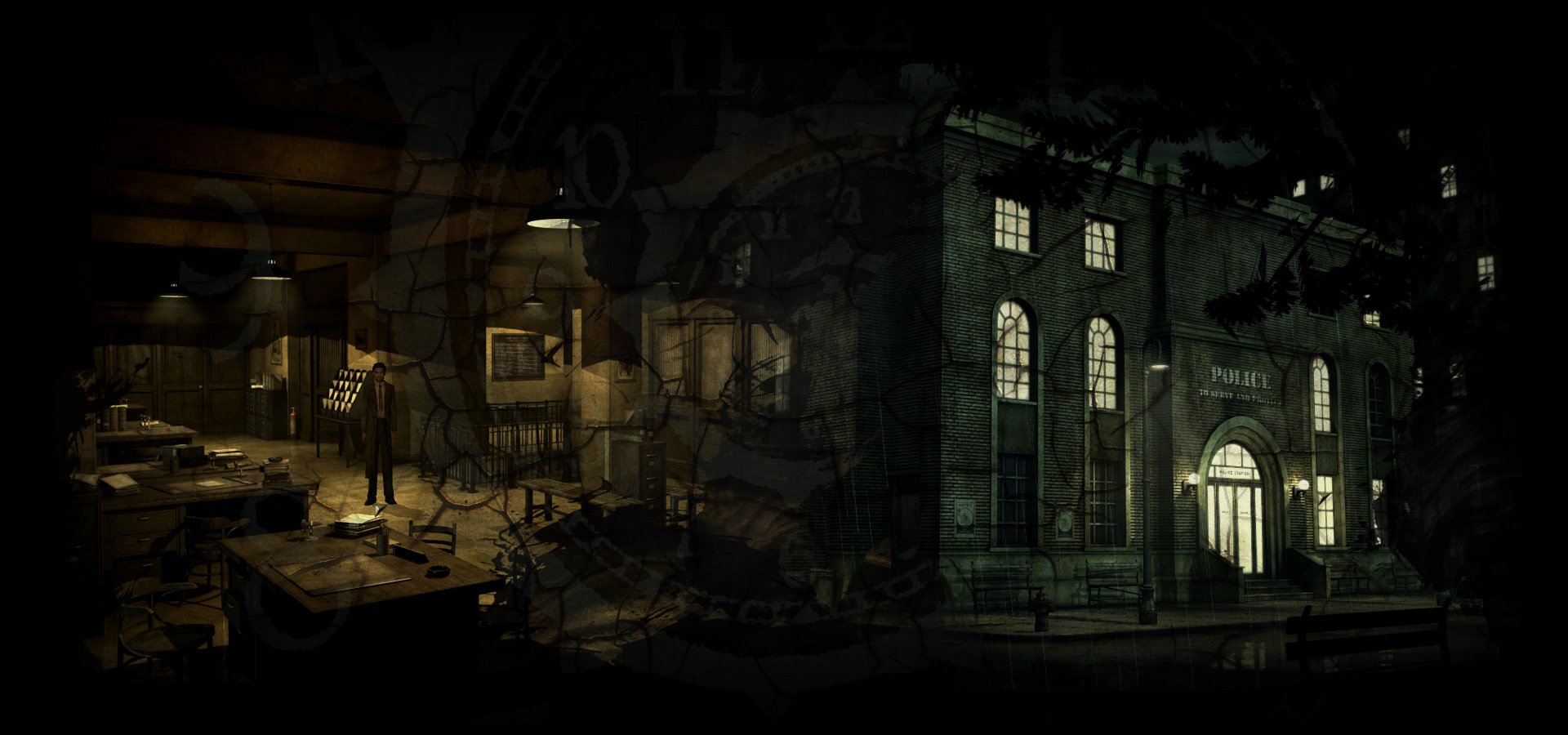 Download Video Game Face Noir Wallpaper