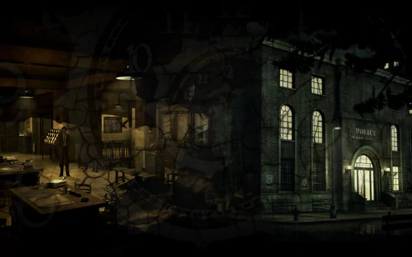video game Face Noir HD Desktop Wallpaper | Background Image