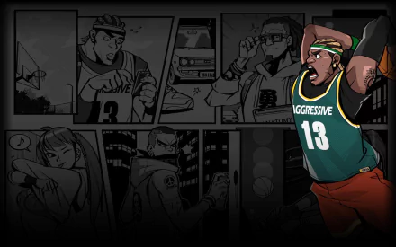 video game FreeStyle2: Street Basketball HD Desktop Wallpaper | Background Image