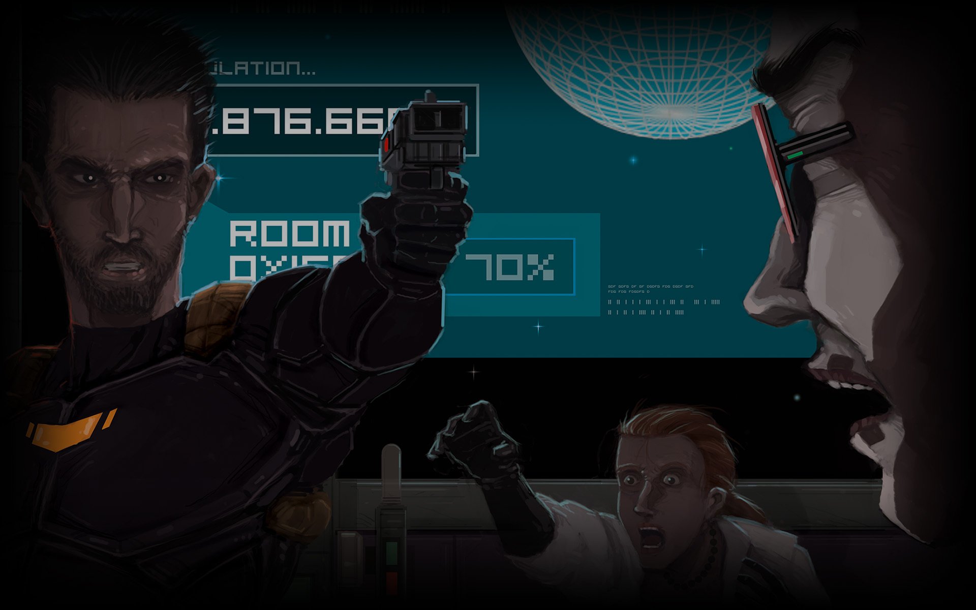 Download Video Game Gods Will Be Watching HD Wallpaper