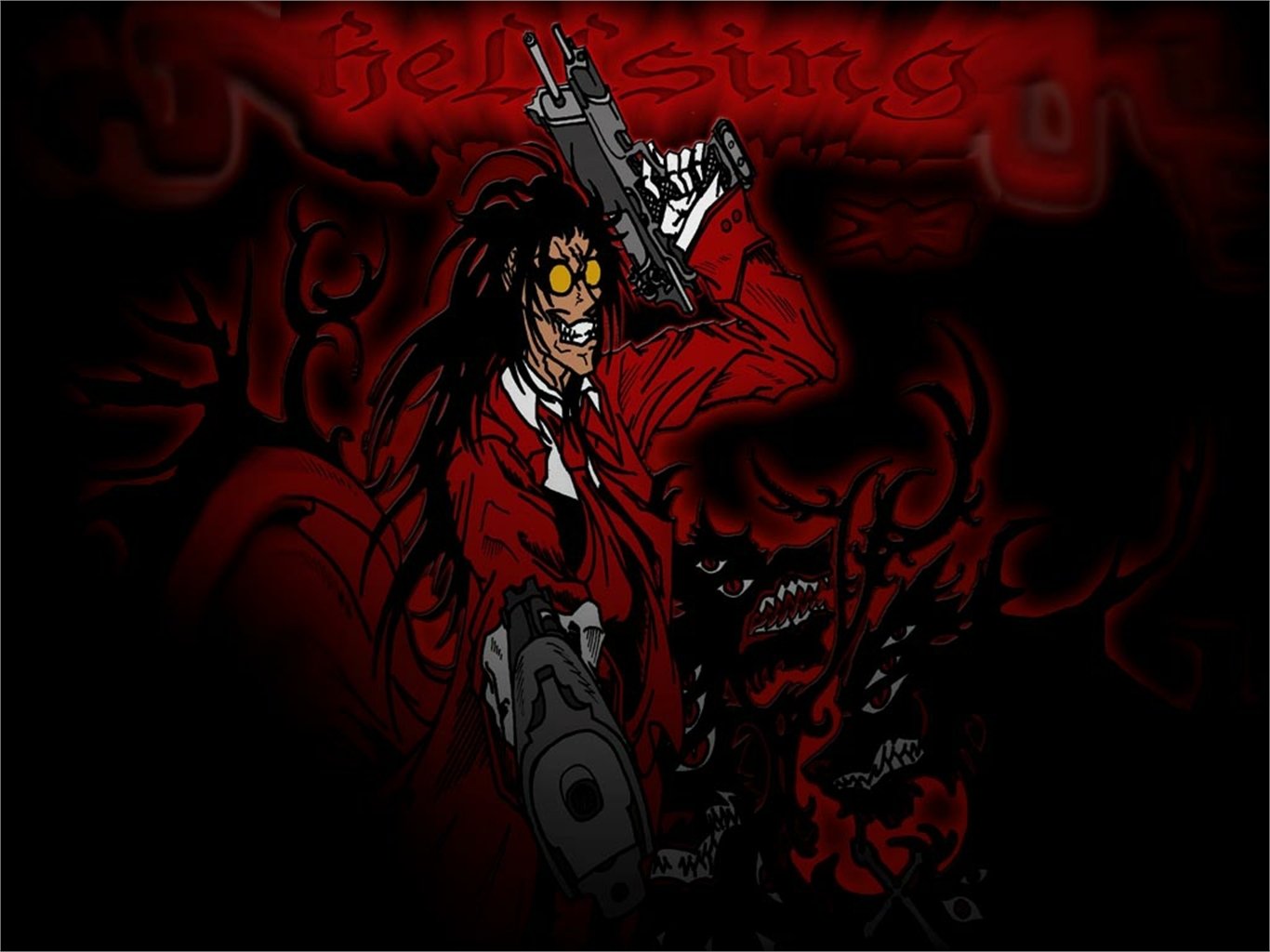 Download Anime Hellsing Wallpaper | 1366x1024 | Wallpaper Abyss
