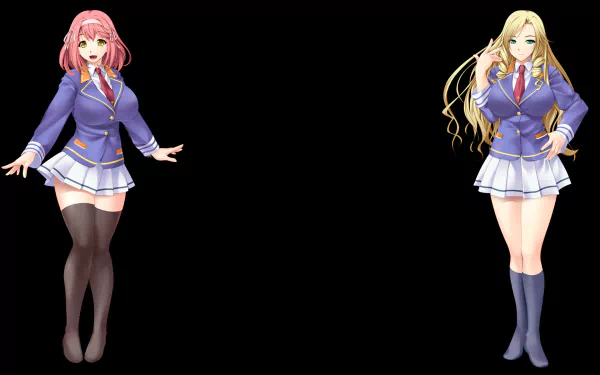 video game Mahjong Pretty Girls Battle HD Desktop Wallpaper | Background Image