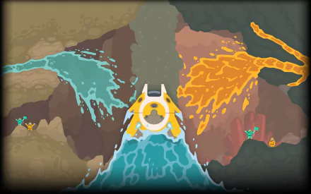 video game PixelJunk Shooter HD Desktop Wallpaper | Background Image