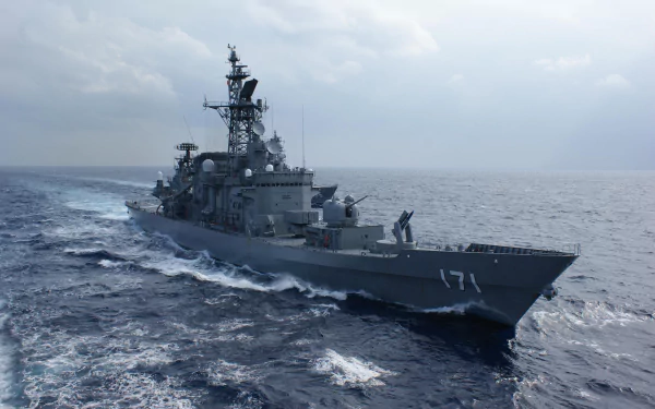JDS Hatakaze (DDG-171) destroyer military Japanese Navy HD Desktop Wallpaper | Background Image