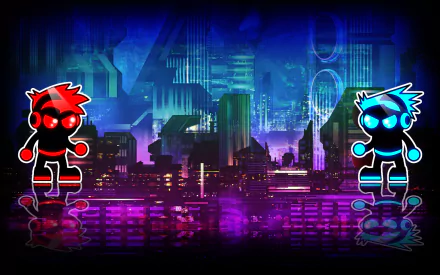 video game Rush Bros. HD Desktop Wallpaper | Background Image