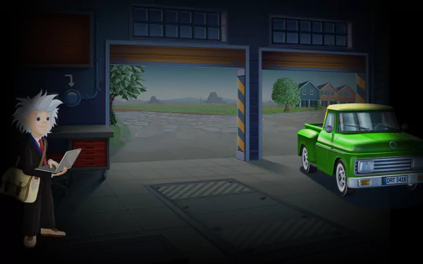 video game School Bus Fun HD Desktop Wallpaper | Background Image