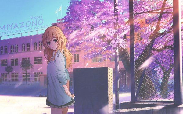 Anime Shigatsu wa Kimi no Uso Kaori Miyazono Fondo de pantalla HD | Fondo de Escritorio