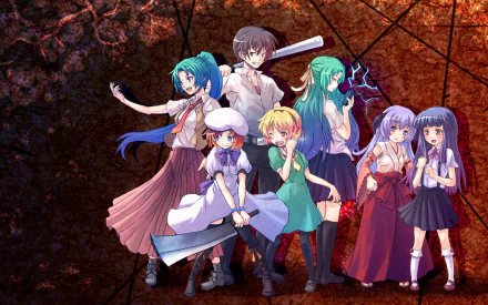 Anime Higurashi When They Cry HD Desktop Wallpaper | Background Image