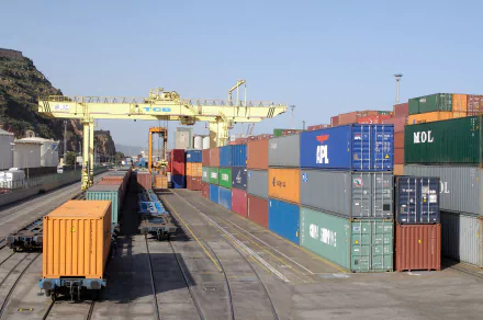 man made Container terminal HD Desktop Wallpaper | Background Image