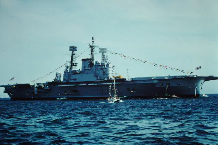 warship aircraft carrier military HMS Ark Royal (R09) HD Desktop Wallpaper | Background Image