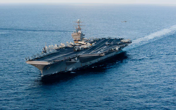 warship aircraft carrier military USS Abraham Lincoln (CVN-72) HD Desktop Wallpaper | Background Image