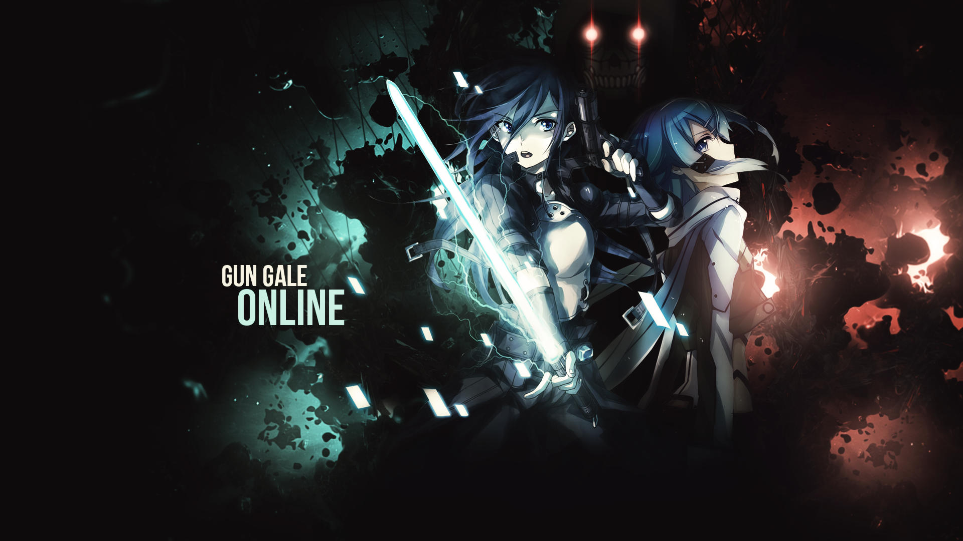 Download Death Gun (Sword Art Online) Sinon (Sword Art Online) Kirito (Sword Art Online) Anime Sword Art Online II  HD Wallpaper