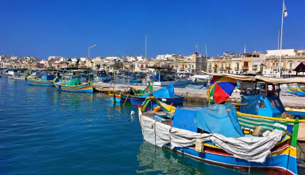 man made Marsaxlokk HD Desktop Wallpaper | Background Image