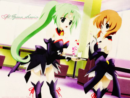 Sonozaki Mion Rena Ryūgū Anime Higurashi When They Cry HD Desktop Wallpaper | Background Image