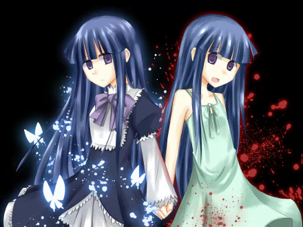 Frederica Bernkastel Furude Rika Anime Higurashi When They Cry HD Desktop Wallpaper | Background Image