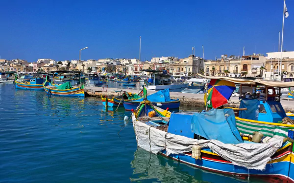 man made Marsaxlokk HD Desktop Wallpaper | Background Image