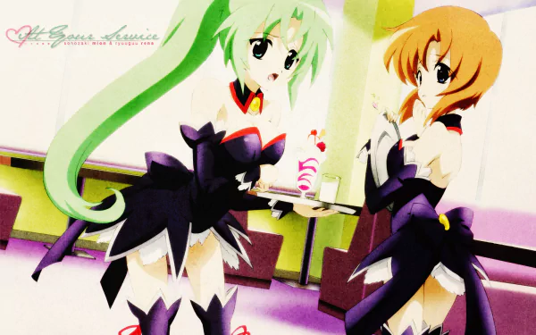 Sonozaki Mion Rena Ryūgū Anime Higurashi When They Cry HD Desktop Wallpaper | Background Image