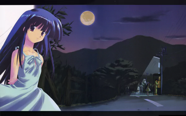 Furude Rika Anime Higurashi When They Cry HD Desktop Wallpaper | Background Image