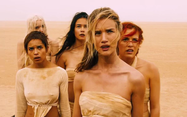 Toast the Knowing Zoë Kravitz Cheedo the Fragile Courtney Eaton The Splendid Angharad Rosie Huntington-Whiteley The Dag (Mad Max) Abbey Lee Capable (Mad Max) Riley Keough movie Mad Max: Fury Road HD Desktop Wallpaper | Background Image