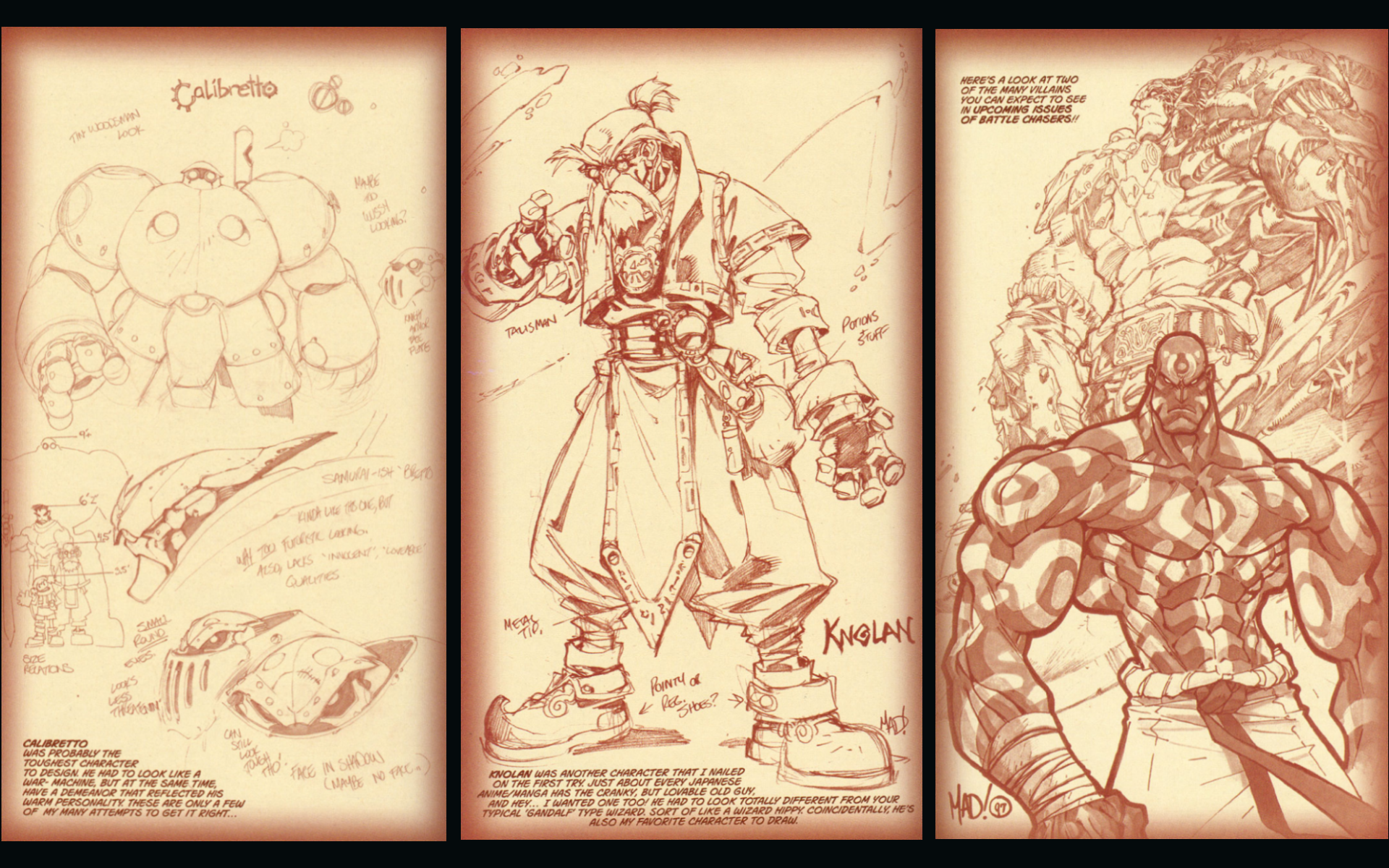 Download Comic Battle Chasers HD Wallpaper