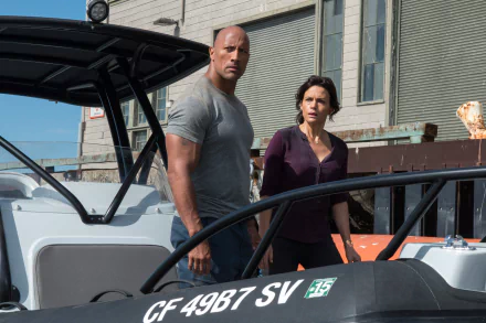 Carla Gugino Dwayne Johnson movie San Andreas HD Desktop Wallpaper | Background Image