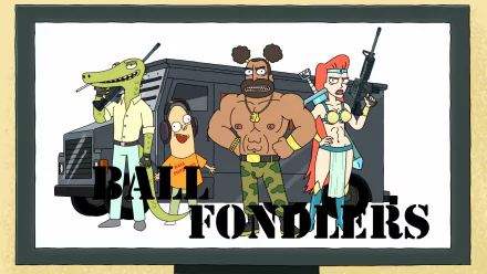 Loggins (Ball Fondlers) Fulgora (Ball Fondlers) Benjamin (Ball Fondlers) Attila Starwar Interdimensional Cable Ball Fondlers TV Show Rick and Morty HD Desktop Wallpaper | Background Image