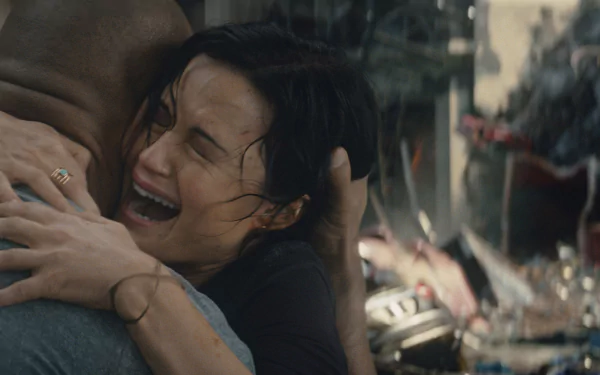 Carla Gugino Dwayne Johnson movie San Andreas HD Desktop Wallpaper | Background Image