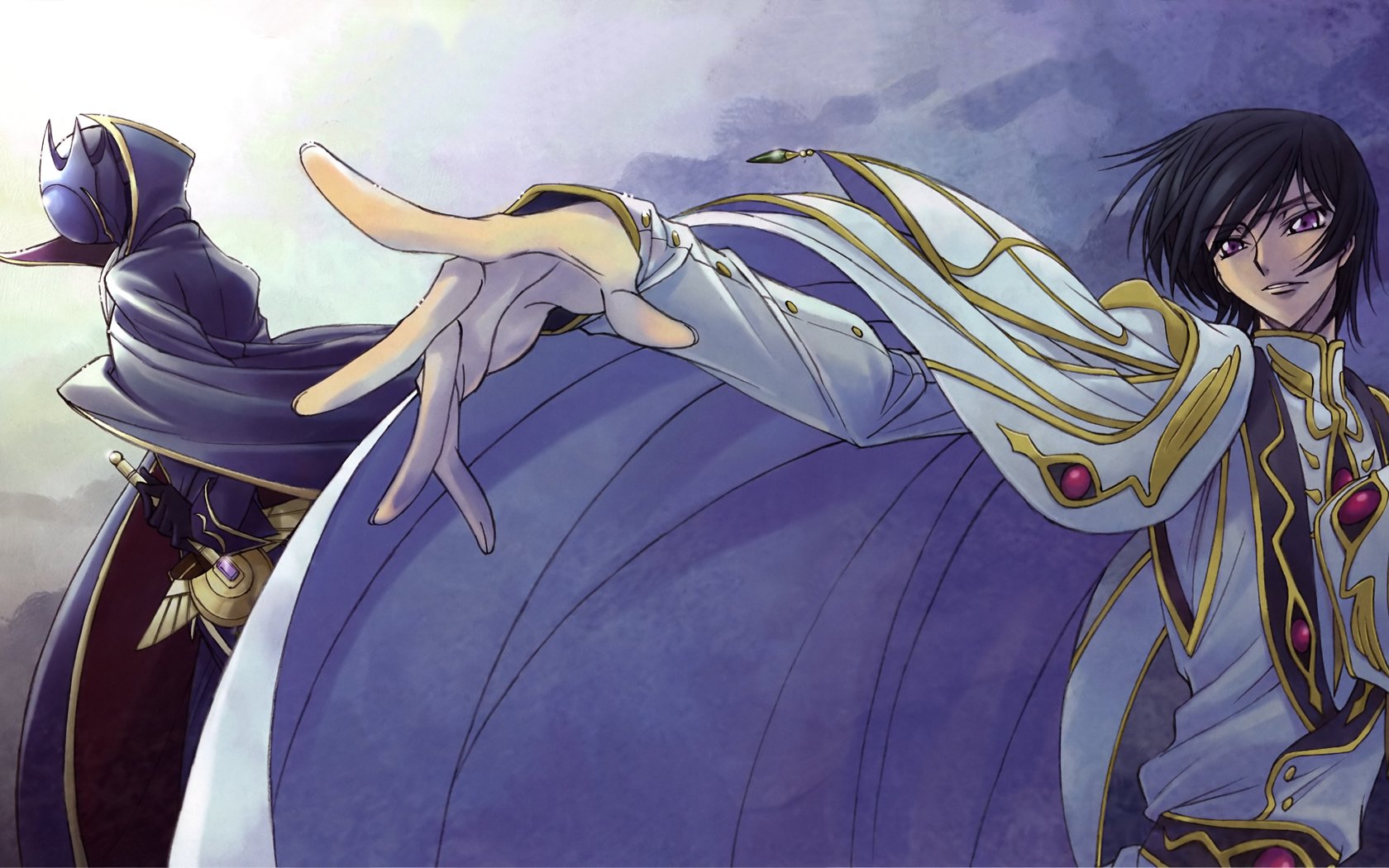 Code Geass HD Wallpaper: Lelouch Lamperouge's Commanding Presence ...