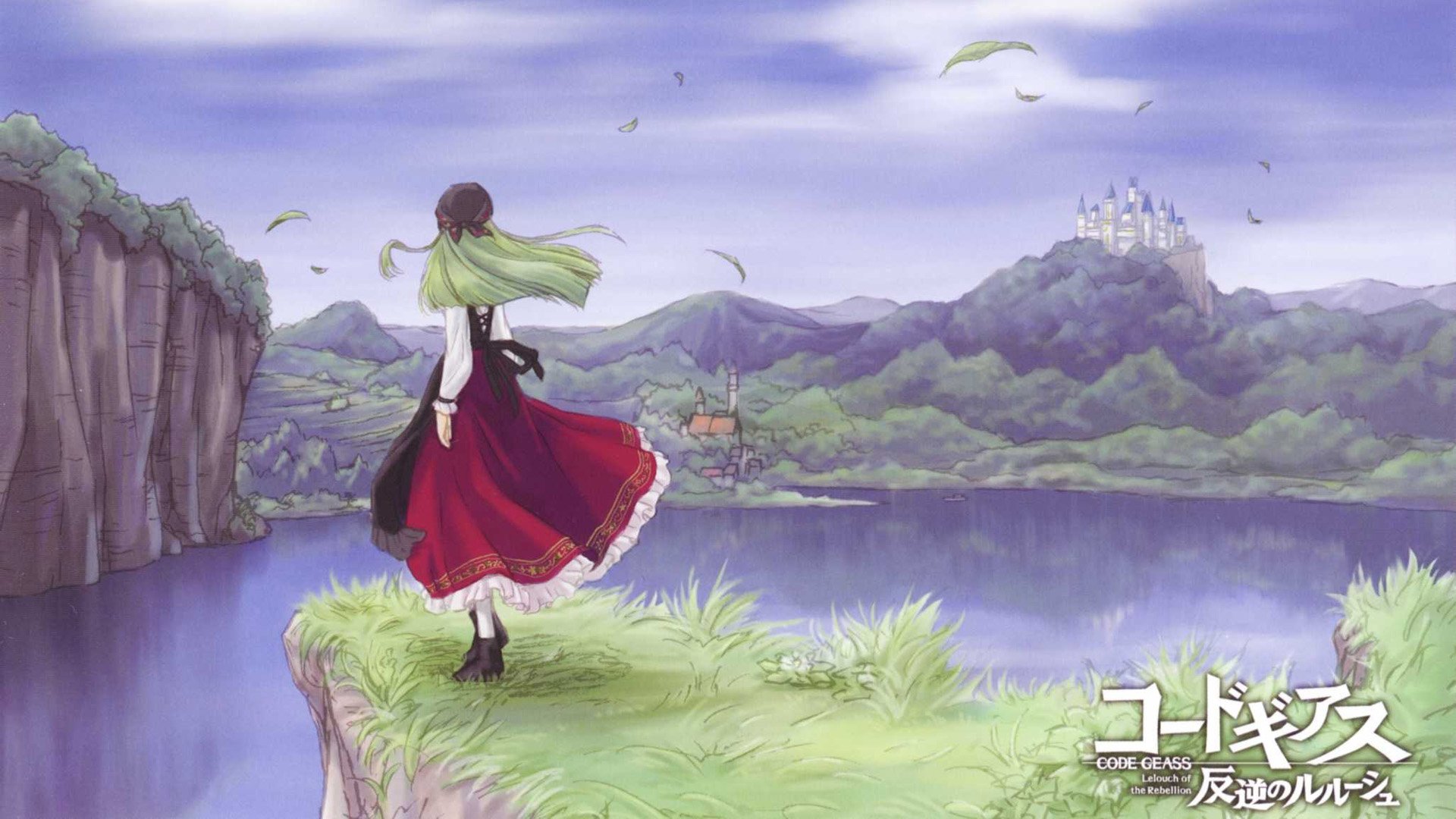 C.C. - Cliffside Solitude (Code Geass HD Wallpaper) | 1920x1080 ...
