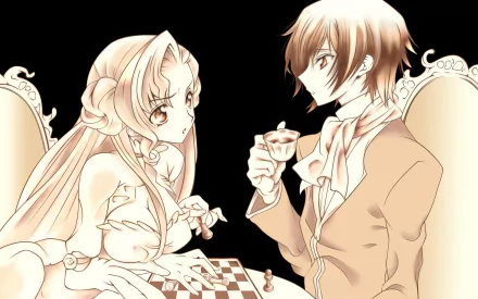Lelouch Lamperouge Euphemia Li Britannia Anime Code Geass HD Desktop Wallpaper | Background Image