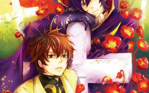 Lelouch Lamperouge Rolo Lamperouge Anime Code Geass HD Desktop Wallpaper | Background Image