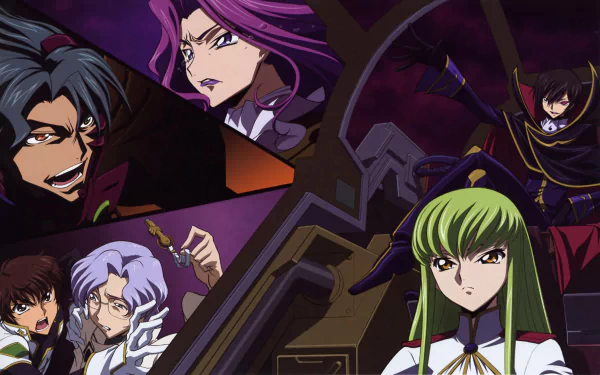 Jeremiah Gottwald Lloyd Asplund Suzaku Kururugi Cornelia Li Britannia Lelouch Lamperouge C.C. (Code Geass) Anime Code Geass HD Desktop Wallpaper | Background Image