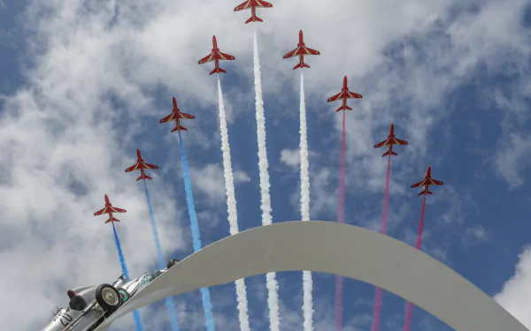 military air show HD Desktop Wallpaper | Background Image