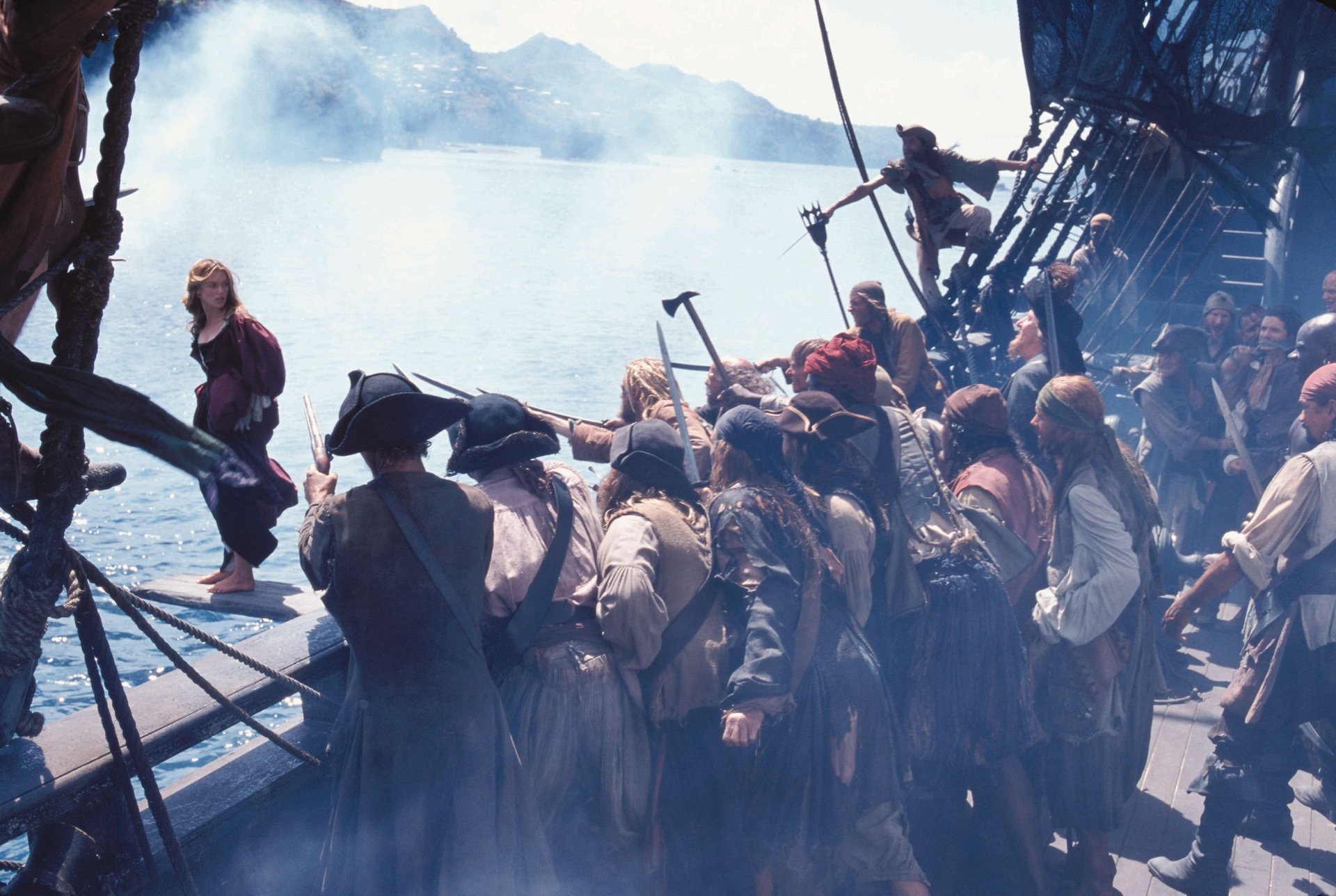 Download Elizabeth Swann Keira Knightley Movie Pirates Of The Caribbean: The Curse Of The Black Pearl HD Wallpaper