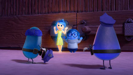 Sadness (Inside Out) Joy (Inside Out) movie Inside Out HD Desktop Wallpaper | Background Image