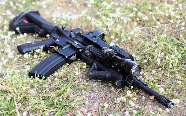 Weapons Heckler & Koch HK416 HD Wallpaper | Background Image