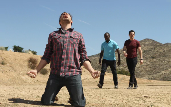 Cece Parekh Hannah Simone Winston Bishop Lamorne Morris Schmidt (New Girl) Max Greenfield Nick Miller Jake Johnson TV Show New Girl HD Desktop Wallpaper | Background Image