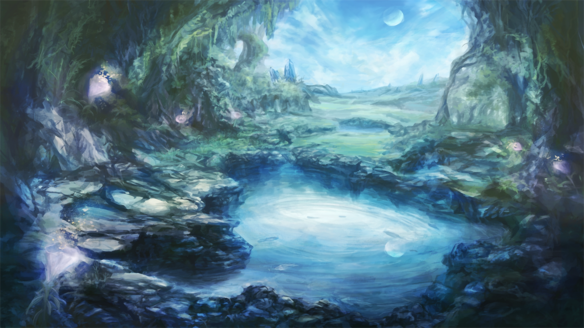 Download Fantasy Landscape Fantasy Landscape HD Wallpaper