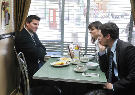 Lance Sweets John Francis Daley Emily Deschanel Temperance Brennan Seeley Booth David Boreanaz TV Show Bones (TV Show) HD Desktop Wallpaper | Background Image