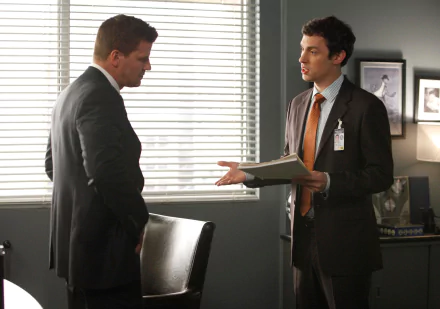 Lance Sweets John Francis Daley Seeley Booth David Boreanaz TV Show Bones (TV Show) HD Desktop Wallpaper | Background Image