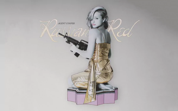 folk Spanish singer Lourdes Hernández music Russian Red HD Desktop Wallpaper | Background Image