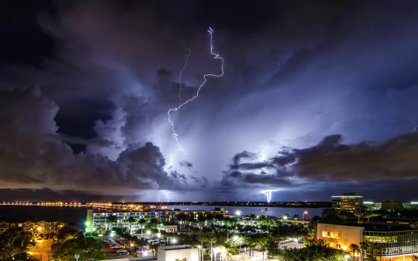 nature storm HD Desktop Wallpaper | Background Image