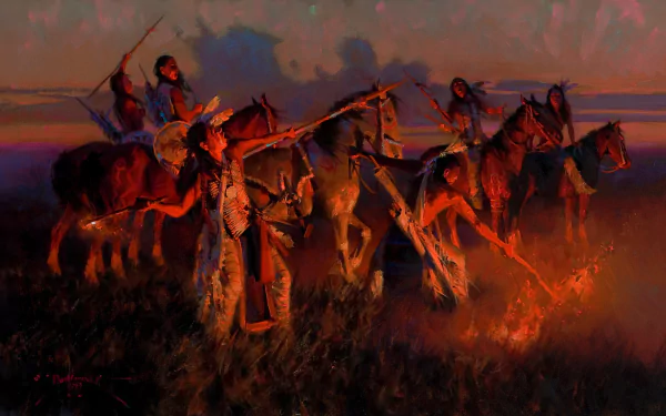 artistic native american HD Desktop Wallpaper | Background Image
