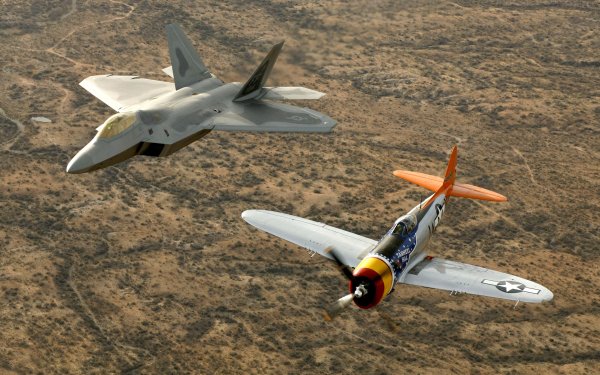 Militaire Avion de Combat Avions de Chasse Avions Warplane Lockheed Martin F-22 Raptor Fond d'écran HD | Image