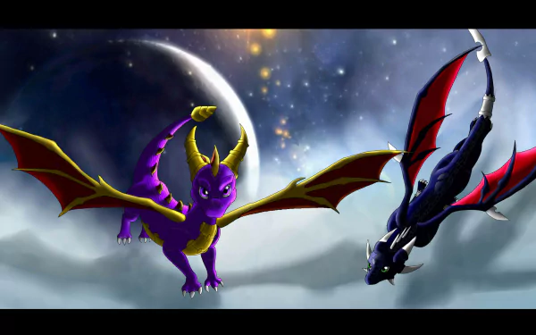  Spyro and Cynder by kryptangel92