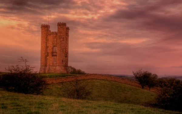 man made Broadway Tower Worcestershire HD Desktop Wallpaper | Background Image