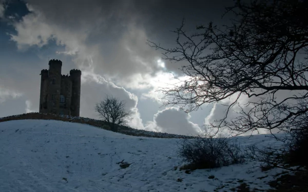 man made Broadway Tower Worcestershire HD Desktop Wallpaper | Background Image