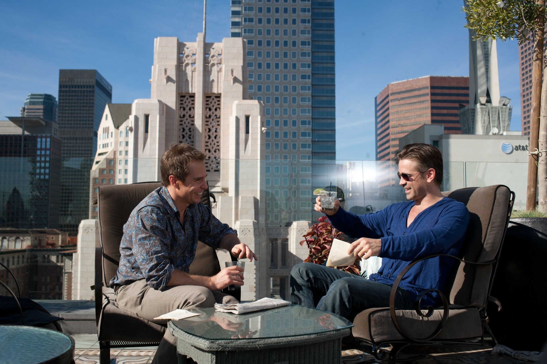 Download Marty (Seven Psychopaths) Colin Farrell Billy (Seven Psychopaths) Sam Rockwell Movie Seven Psychopaths 4k Ultra HD Wallpaper