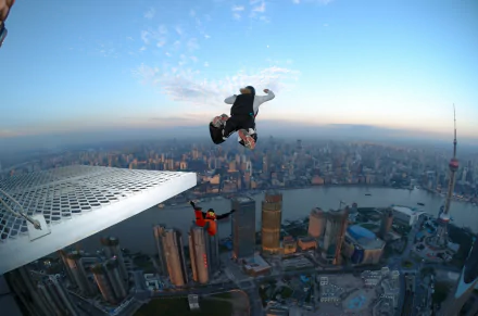 base jumping Sports HD Desktop Wallpaper | Background Image